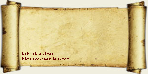 Jovana Tumara vizit kartica